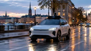 Självkörande bilar och robotaxi i Sverige