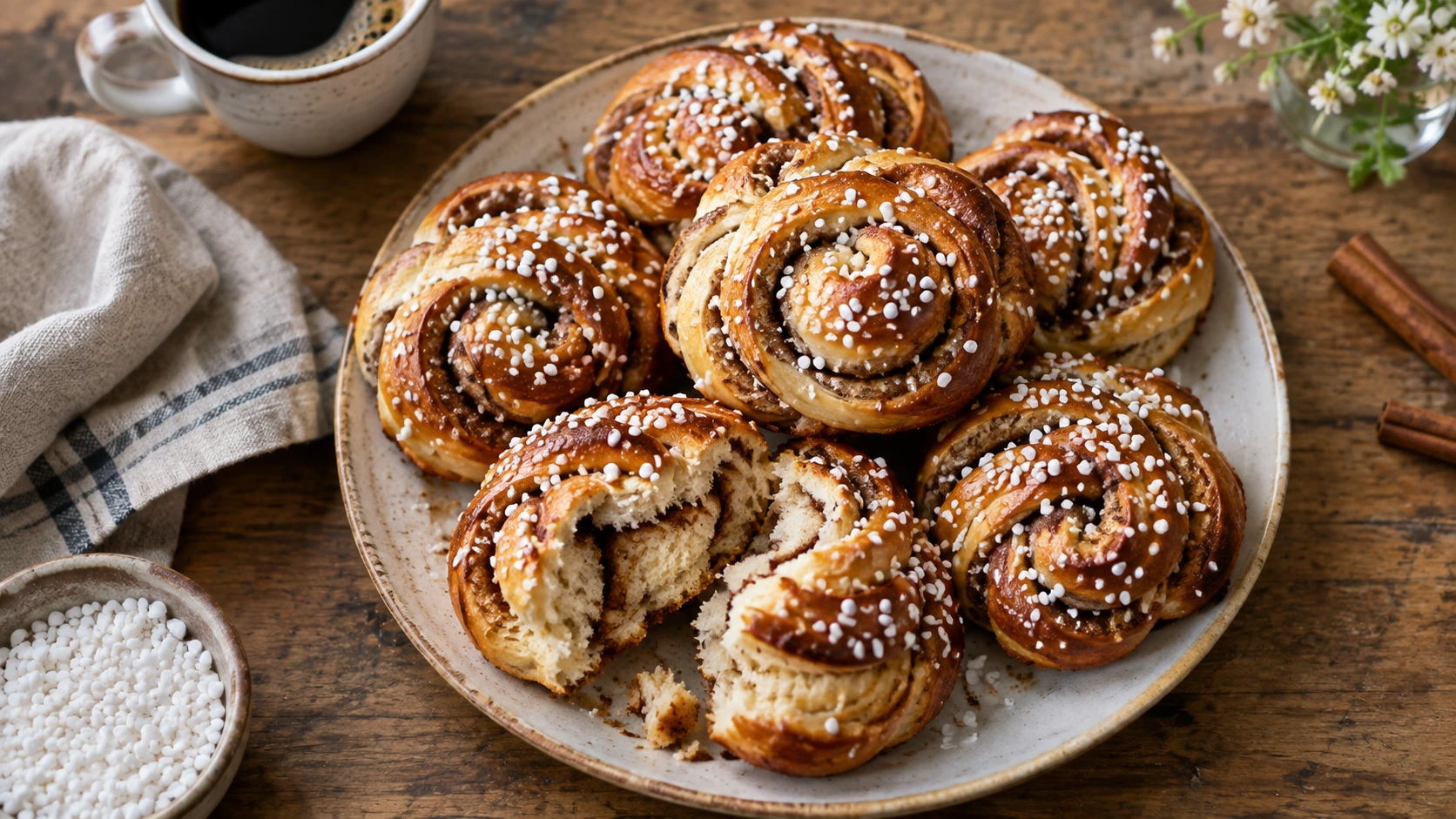 Kanelbullar recept – nybakade svenska kanelbullar