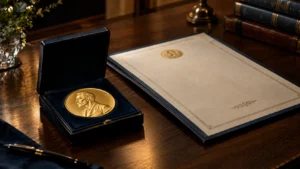 Nobelpriset 2026 – medalj och diplom