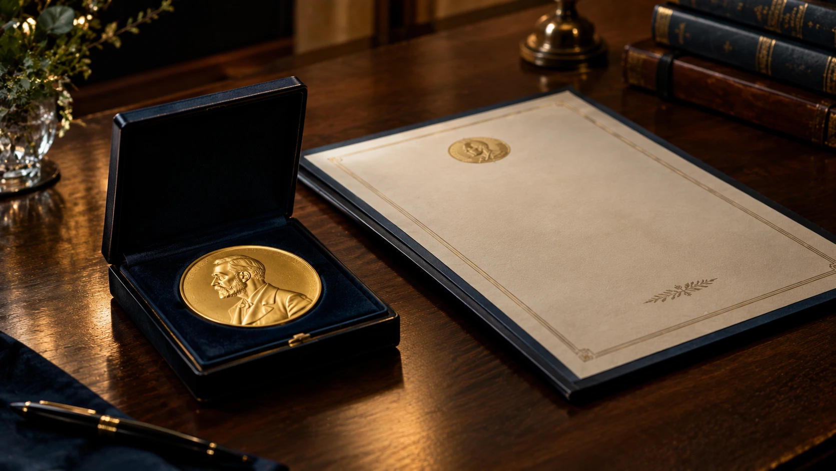 Nobelpriset 2026 – medalj och diplom